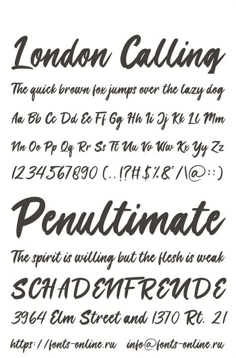 london calling font .